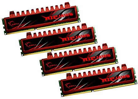 G.Skill G. Skill Ripjaws 16 GB Kit DDR3 – 1066 MHz 16 GB DDR3 1066 MHz – memoria, 16 GB, 4 x 4 GB, DDR3, 1066 mhz, 240-pin DIMM)