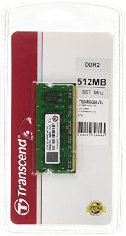 Transcend 512 MB SO-DIMM DDR2 667Mhz PC 2-5300 CL5 ()