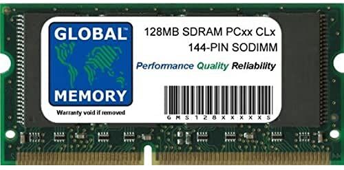 GLOBAL MEMORY 128MB PC66/100/133 144-PIN SDRAM SODIMM Memoria RAM per PC Portatili