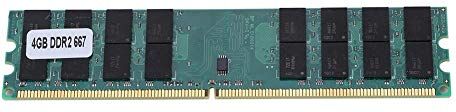 Yunir DDR2 4 GB di Memoria RAM ad Alta capacità 240PIN PC2-5300 667 MHz Modulo di Memoria ad Alta frequenza per Computer Desktop