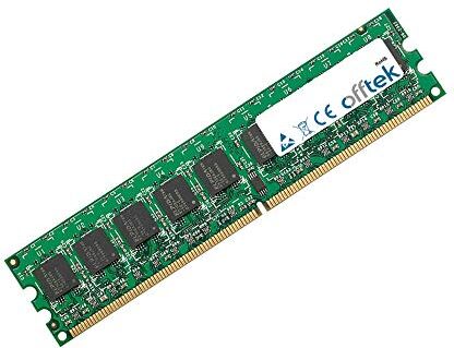 OFFTEK 2GB RAM Memory 240 Pin Dimm 1.8v DDR2 PC2-5300 (667Mhz) Unbuffered ECC