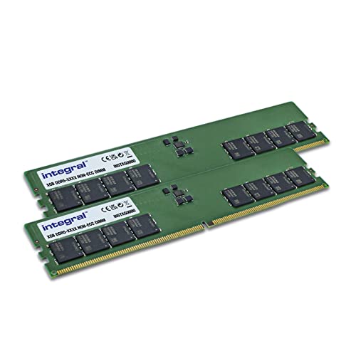 Integral Memoria RAM DDR5 16 GB (2 x 8 GB) 4800 MHz SDRAM Desktop/Computer PC4-38400