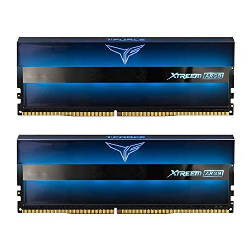 TEAMGROUP Team Group compatible T-Force Xtreem ARGB, DDR4-3600, CL18-32 GB Dual Kit, schwarz