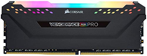 Corsair Vengeance PRO RGB modulo da 8 GB (1 x 8 GB) DDR4 3200 (PC4-25600) C16 1,35 V, ottimizzato AMD Ryzen – Nero