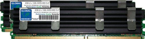 GLOBAL MEMORY 2GB (2 x 1GB) DDR2 800MHz PC2-6400 240-PIN ECC FULLY BUFFERED (FBDIMM) MEMORIA RAM KIT PER MAC PRO (INIZIO 2008)