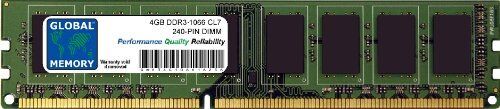 GLOBAL MEMORY 4GB DDR3 1066MHz PC3-8500 240-PIN DIMM Memoria RAM per PC Desktop/SCHEDE Madre