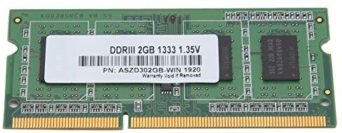 Snufeve6 Memoria per laptop, modulo, DDR3 1333MHZ 2GB 1,35V per la casa