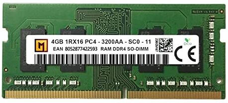 MULTIMEDIA Shopping MG, Memoria Ram 4 Gb, Ddr4 So-dimm da 3200 Mhz, Ram per Laptop Notebook e Pc Portatili garanzia Italia