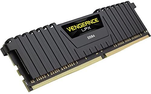 Corsair CMK8GX4M1A2400C16 Vengeance LPX 8 GB (1 x 8 GB) DDR4 2400 MHz C16 XMP 2.0 ad alte prestazioni, nero