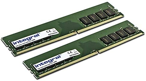 Integral 32GB kit (2x16GB) DDR4 RAM 2666MHz SDRAM Desktop/Computer, Memoria PC4-21333