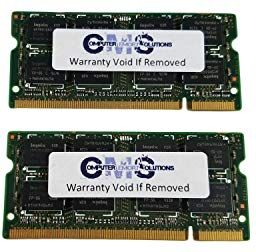 Computer Memory Solutions 4 GB (2 x GB) Memoria RAM SODIMM compatibile con Dell XPS M1330 notebook DDR2 by cms (A37)