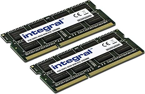 Integral 16GB kit (2x8GB) DDR3 RAM 1600MHz SODIMM Computer portatile/Notebook Memoria PC3-12800