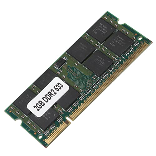 Aatraay RAM RAM Ddr2 4Gb Laptop 8 × 5 × 1 2Gb Ddr2 533Mhz 200Pin per Scheda Madre del Computer Portatile RAM di Memoria Dedicato Completamente Compatibile