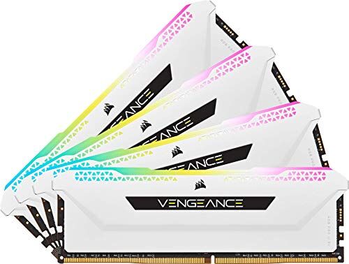 Corsair VENGEANCE RGB PRO SL 32GB (4x8GB) DDR4 3200 (PC4-25600) C16 1.35V Bianco