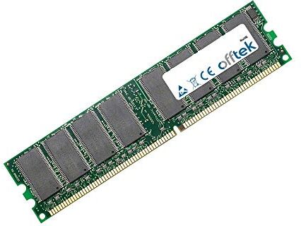 OFFTEK 1GB Memoria RAM di ricambio per HP-Compaq Pavilion v1047k (PC3200 Non-ECC) Memoria Desktop