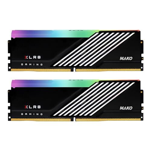 PNY XLR8 Gaming EPIC-X RGB™ 32GB (2x16GB) DDR5 6000MHz (PC5-48000) CL40 1.3V Desktop Memory Kit (MD32GK2D5600040MXRGB)