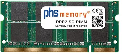 PHS-memory 2GB RAM modulo adeguato per ASUS X71TP DDR2 SO DIMM