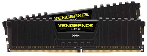 Corsair VENGEANCE LPX Memoria da 16 GB (2 x 8 GB) DDR4 4000 (PC4-32000) C18 ottimizzata per Ryzen Nero