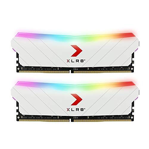 PNY 16GB (2x8GB) XLR8 Gaming EPIC-X RGB™ DDR4 3600MHz Kit di Memorie RAM DIMM Colore Bianco