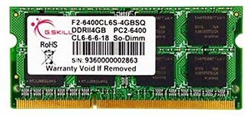 G.Skill 4GB PC2-6400 memoria DDR2 800 MHz