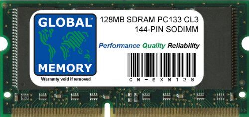 GLOBAL MEMORY 128MB PC133 133MHz 144-PIN SDRAM SODIMM Memoria RAM per Akai MPC500 / MPC1000 / MPC2500 CAMPIONATORI (EXM128)