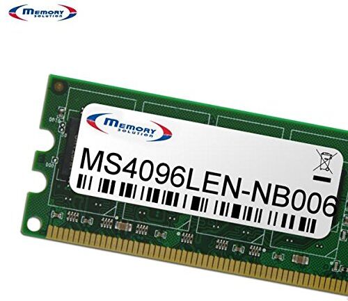 Memorysolution Memory Solution ms4096len-nb006 – Modulo di memoria, 4 GB, portatile, Lenovo ThinkPad T450, T550)