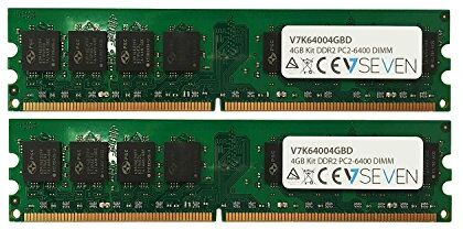 V7 K64004GBD  4GB DDR2 PC2_6400 _ 800MHZ DIMM Modulo di memoria _ K64004GBD