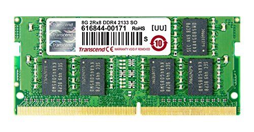 Transcend TS1GSH64V1H memoria 8GB DDR4 2133 SO-DIMM 2Rx8 512Mx8 CL15 1.2V
