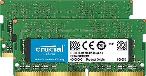 Crucial RAM 32GB (2x16GB) DDR4 2666MHz CL19 Kit di Memoria per Mac CT2K16G4S266M