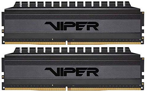 Patriot Memory Patriot Viper Blackout RAM Series DDR4 8GB (2 x 4GB) 3200MHz CL 16 Kit di Memoria Gaming XMP 2.0 Nero