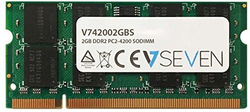 V7 42002GBS  2GB DDR2 PC2-4200 533Mhz SO DIMM Notebook Modulo di memoria 42002GBS