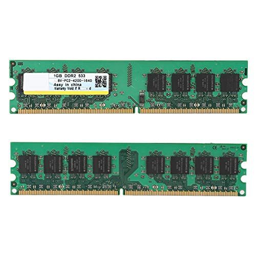 Kafuty 1GB 533MHz Modulo di Memoria DDR2 1,8 V 240PIN 1GB di RAM Assicurare la Trasmissione Dati Stabili e Veloci per Desktop PC2-4200 per la AMD Scheda Madre