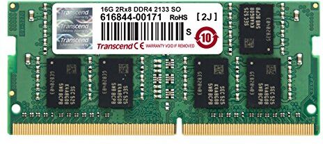 Transcend TS2GSH64V1B Memoria 16 GB DDR4 2133 MHz SO-DIMM 2Rx8 1.2 V