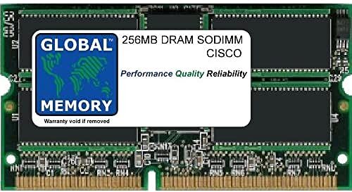 GLOBAL MEMORY 256MB DRAM SODIMM Memoria RAM per Cisco 7301/7304 ROUTERS NSE-100/7304 ROUTERS NPE-G100 (7300-MEM-256)