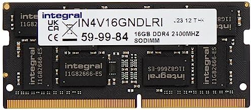 Integral 16GB DDR4 RAM 2400MHz SODIMM Computer portatile/Notebook, Memoria PC4-19200