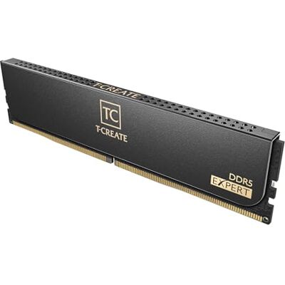 TEAMGROUP T-Create Expert CTCED5128G6400HC42CDC01 Modulo di memoria DDR5 DDR5 da 128 GB (2 x 64 GB) 6400 MHz (PC5-51200) compatibile con Intel XMP 3.0 e AMD Expo, colore nero, codice prodotto TEAMGROUP T-Create Expert CTCED5128G6400HC42CDC01 Modulo di memoria DDR5 DDR5 da 128 GB (2 x 64 GB) 6400 MHz (PC5-51200) compatibile con Intel XMP 3.0 e AMD Expo, colore nero, codice prodotto