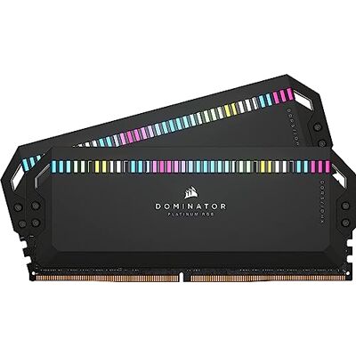 Corsair DOMINATOR PLATINUM RGB DDR5 RAM 32GB (2x16GB) 7200MHz CL34 Intel XMP Compatibile iCUE Memoria per Computer Nero (CMT32GX5M2X7200C34) Corsair DOMINATOR PLATINUM RGB DDR5 RAM 32GB (2x16GB) 7200MHz CL34 Intel XMP Compatibile iCUE Memoria per Computer Nero (CMT32GX5M2X7200C34)