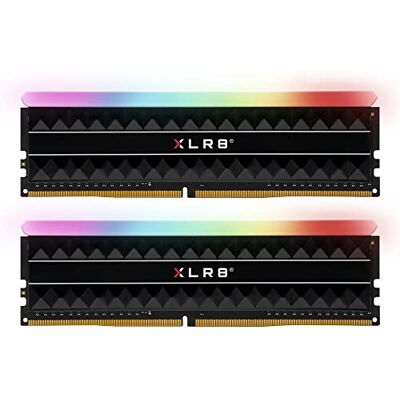 PNY XLR8 Gaming REV RGB 16GB (2x8GB) DDR4 3200MHz (PC4-25600) CL16 1.35V Doppio canale per Desktop (DIMM) Memoria PNY XLR8 Gaming REV RGB 16GB (2x8GB) DDR4 3200MHz (PC4-25600) CL16 1.35V Doppio canale per Desktop (DIMM) Memoria