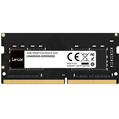 Lexar Memoria per Laptop DDR4-3200Mbps SODIMM, 32GB, 260 PIN, prestazioni ad alta velocità, Semplice Multitasking Lexar Memoria per Laptop DDR4-3200Mbps SODIMM, 32GB, 260 PIN, prestazioni ad alta velocità, Semplice Multitasking