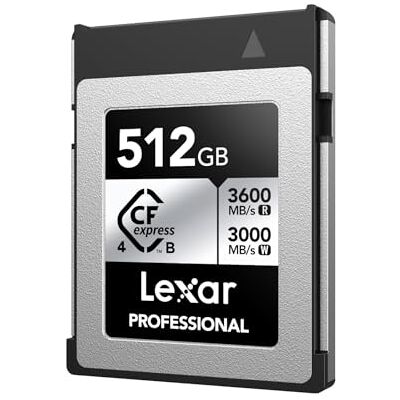 Lexar CFexpress 4.0 Type B 512 GB Scheda di Memoria Lexar CFexpress 4.0 Type B 512 GB Scheda di Memoria