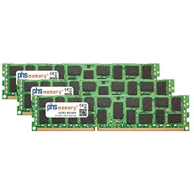 PHS-memory 24GB 3x8GB DDR3 Kit RAM per Supermicro X8DTU-6F+-LR - Kit di Memoria PHS-memory 24GB 3x8GB DDR3 Kit RAM per Supermicro X8DTU-6F+-LR - Kit di Memoria