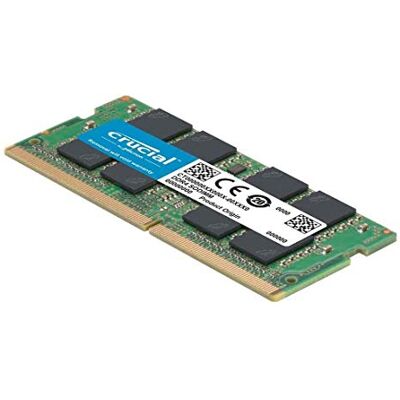 Crucial Basics Modulo di memoria RAM SODIMM CL19, DDR4, 1,2 V, 2666 MHz, 16 GB, per laptop e notebook Crucial Basics Modulo di memoria RAM SODIMM CL19, DDR4, 1,2 V, 2666 MHz, 16 GB, per laptop e notebook