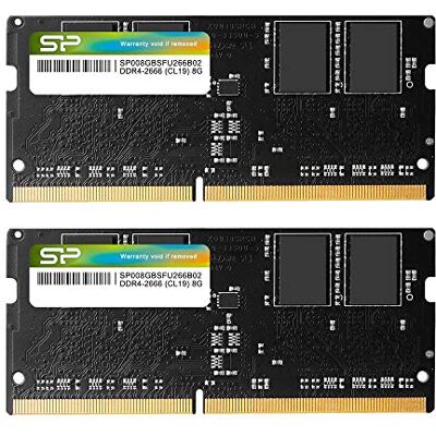 Silicon Power Memoria DDR4 da 16 GB (8 GBx2), 2666 MHz, 260 Pin, CL19, 1,2 V, SODIMM, Compatibile con Piattaforme Intel Skylake-X/schede Madri CPU Kaby Lake-X Silicon Power Memoria DDR4 da 16 GB (8 GBx2), 2666 MHz, 260 Pin, CL19, 1,2 V, SODIMM, Compatibile con Piattaforme Intel Skylake-X/schede Madri CPU Kaby Lake-X