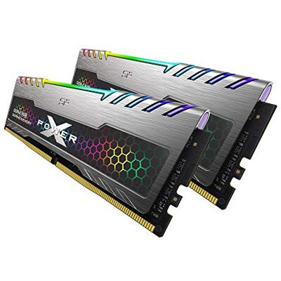 Silicon Power SP 16 GB (8 GBx2) XPOWER RGB Turbine Gaming DDR4 3200 MHz (PC4 25600) 288 Pin CL16 1,35 V UDIMM Desktop Memory Module Bassa Tensione Silicon Power SP 16 GB (8 GBx2) XPOWER RGB Turbine Gaming DDR4 3200 MHz (PC4 25600) 288 Pin CL16 1,35 V UDIMM Desktop Memory Module Bassa Tensione
