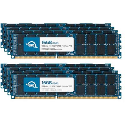 OWC 128,0 GB (8X 16 GB) PC10600 DDR3 con registrazione ECC a 1333 MHz, aggiornamento della memoria a 240 pin per alcuni modelli di Mac Pro 2009-2012 OWC 128,0 GB (8X 16 GB) PC10600 DDR3 con registrazione ECC a 1333 MHz, aggiornamento della memoria a 240 pin per alcuni modelli di Mac Pro 2009-2012