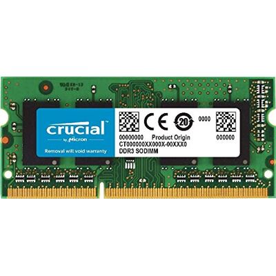 Micron Crucial RAM CT51264BF160B 4GB DDR3 1600 MHz CL11 Memoria Laptop Micron Crucial RAM CT51264BF160B 4GB DDR3 1600 MHz CL11 Memoria Laptop