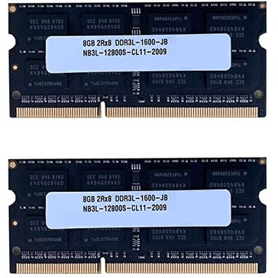 BRIUERG 2X Memoria RAM per Laptop DDR3 da 8 GB 1600 MHz PC3-12800 1.35 V 204 Pin SODIMM Supporto Dual Channel per Memoria per Laptop AMD BRIUERG 2X Memoria RAM per Laptop DDR3 da 8 GB 1600 MHz PC3-12800 1.35 V 204 Pin SODIMM Supporto Dual Channel per Memoria per Laptop AMD