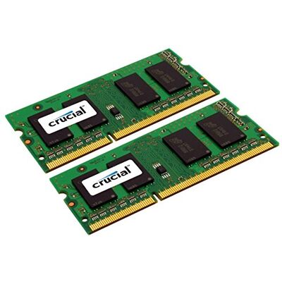 Crucial CT2KIT102464BF160B Kit Memoria da 16 GB (8 GB x 2) (DDR3L, 1600 MT/s, PC3L-12800, SODIMM, 204-Pin) Crucial CT2KIT102464BF160B Kit Memoria da 16 GB (8 GB x 2) (DDR3L, 1600 MT/s, PC3L-12800, SODIMM, 204-Pin)