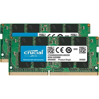 Crucial Kit di Memoria RAM da 16 GB (2x8 GB), DDR4-2133, SODIMM Crucial Kit di Memoria RAM da 16 GB (2x8 GB), DDR4-2133, SODIMM