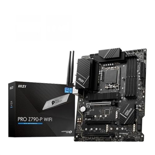 MSI PRO Z790-P WIFI Scheda madre ATX Supporta Processori Intel di 14a, 13a e 12a generazione, LGA 1700 DrMOS 55A, DDR5 Memory Boost 7000+MHz/OC, PCIe 5.0 e 4.0 x16, 4 x M.2 Gen4, Wi-Fi 6E, 2.5G LAN